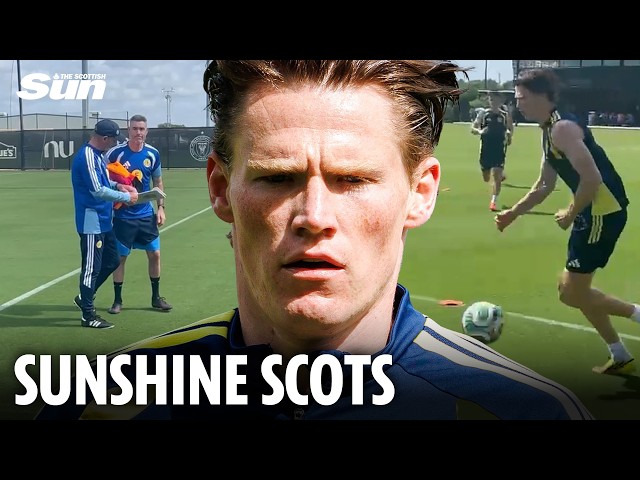 Scotland players get down to business at pre-World Cup camp in Florida