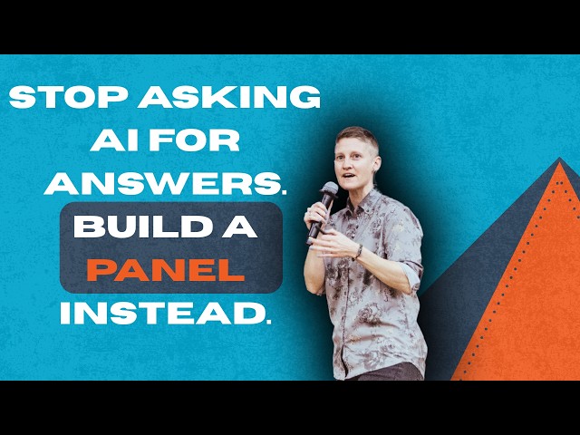 Stop Asking AI for Answers. Build a Panel Instead.