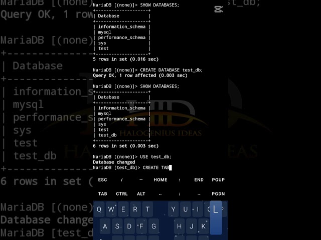 Create & List Databases in MySQL on Termux 📂 | Beginner SQL on Android #linux #android #mysql
