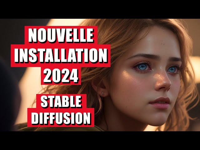 Comment Installer Stable Diffusion IA 2024 - automatic1111 - Votre première image IA