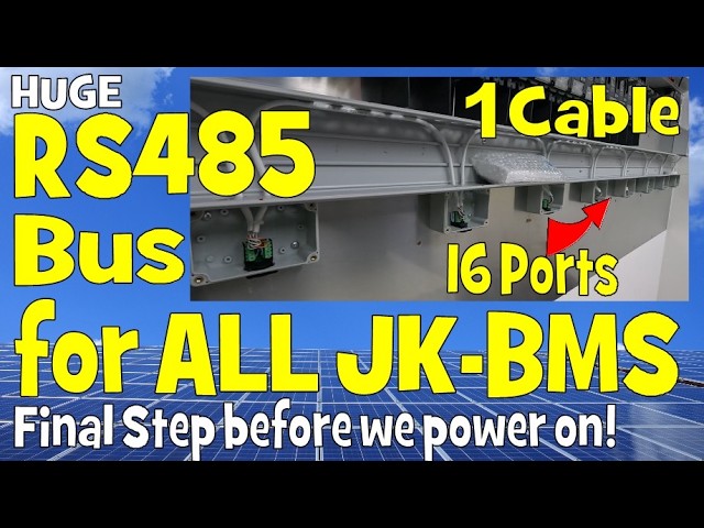 Huge RS485 Data Bus Installation, so all JKs can talk!