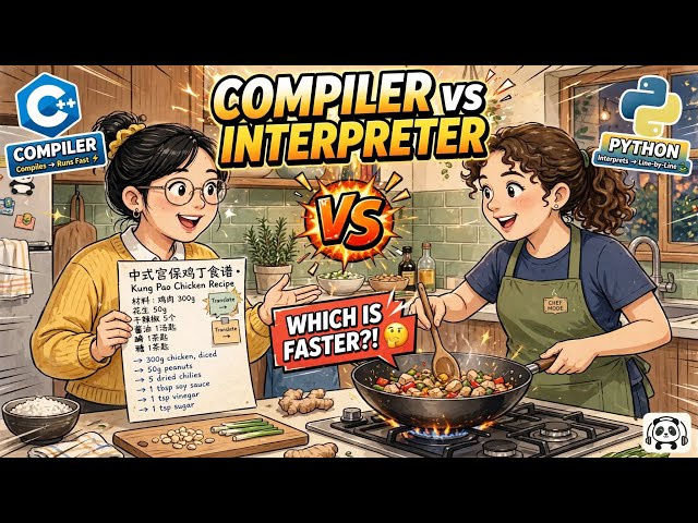 Python | Compiler vs Interpreter | Compiler & Interpreter Difference | Programming Basics