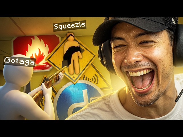 PROP HUNT en PLUS DROLE !! 🤯😂 (Meccha Chameleon) ft. Squeezie, Gotaga, Doigby & Yann