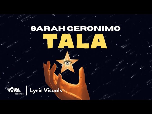 Tala - Sarah Geronimo (Official Lyric Visuals)
