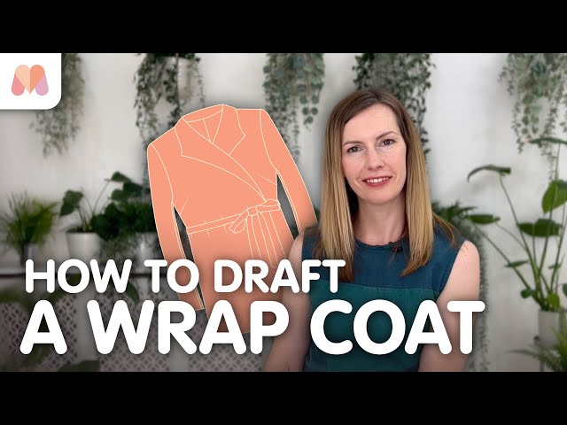 How to Draft a Wrap Coat | Pattern Draft Tutorial