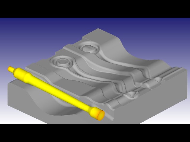 Cross Wedge Rolling to Hammer Forging Simulation