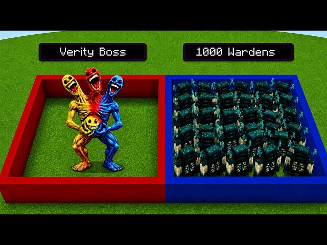  Can VERITY BOSS beat 1000 Warden  In Minecraft ??!! [hindi] 