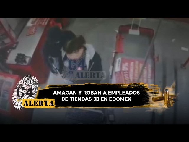 They use the same method! Robberies at Tiendas 3B stores in various neighborhoods of Ecatepec, Ed...