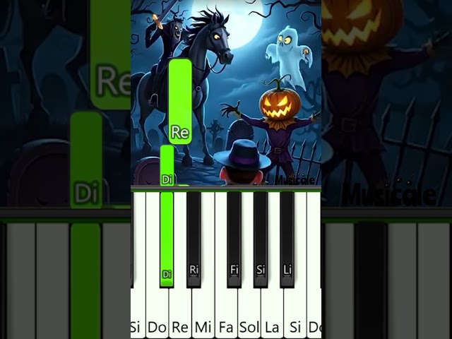 Canción de Miedo - Piano Tutorial #halloween