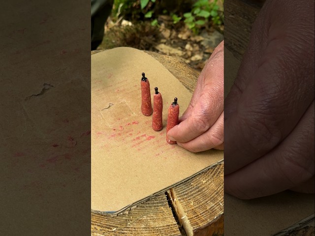 Genius Survival Match Hack - Burns Long Even After Water. #survival #lifehacks #campping