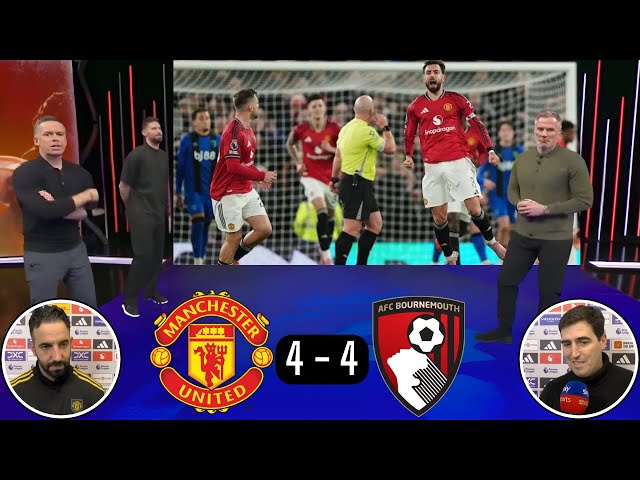 “Best We’ve Seen Under Amorim?” 🤔 Carragher | Manchester United 4–4 Bournemouth