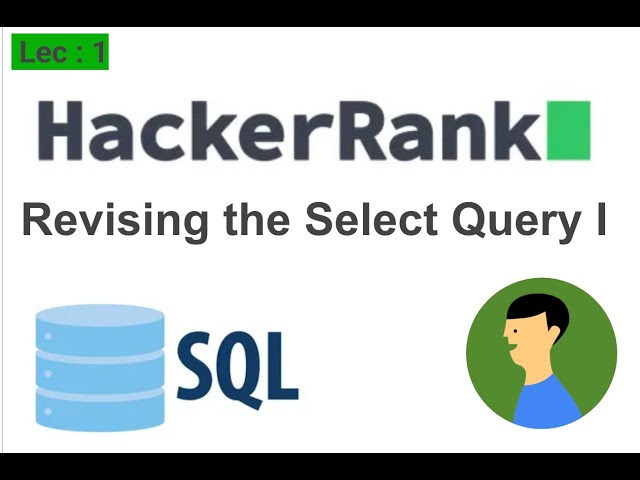 Q-1, Revising the Select Query I (HackerRank) | SQL Tutorial