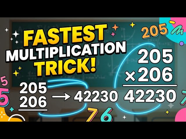 Short trick 02 | 🚀 Multiply Any 2-Digit Numbers in Seconds! | Fast Math Trick