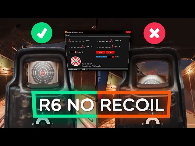 🌈 FREE No Recoil Script R6 Tutorial (2024 Undetected)