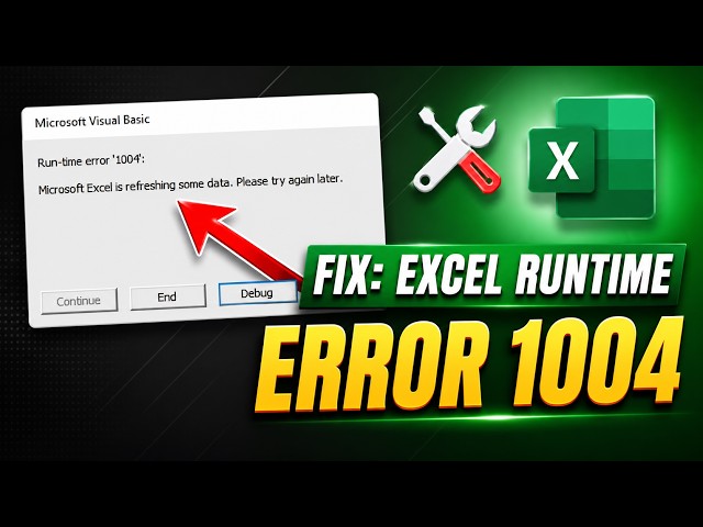 How to Fix Microsoft Excel Runtime Error 1004 “Cannot Open the File” (2026)