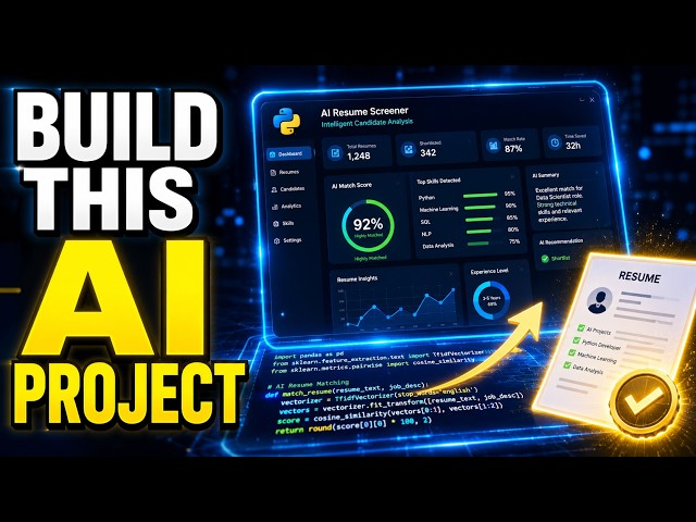Python Projects For Resume Ai | Cool Python Projects For Beginners | Latest Project Ideas In Python