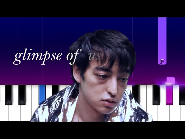 Joji - Glimpse of Us | Piano Tutorial