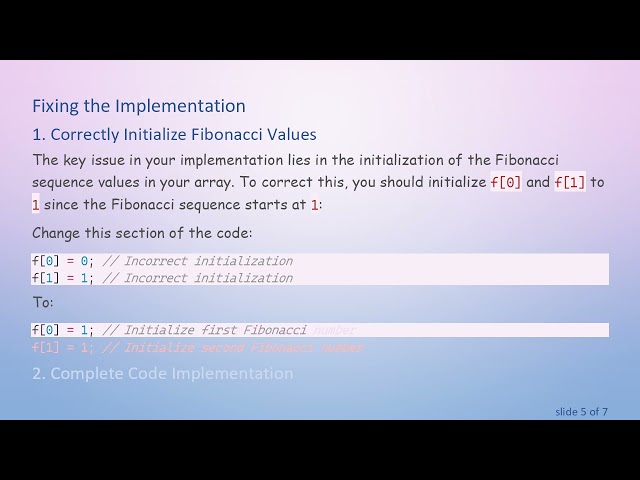 Understanding the Ladder Problem: Fixing the Fibonacci Recursion Logic in Java