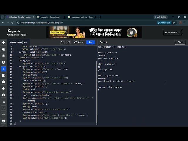 java Scanner tutorial