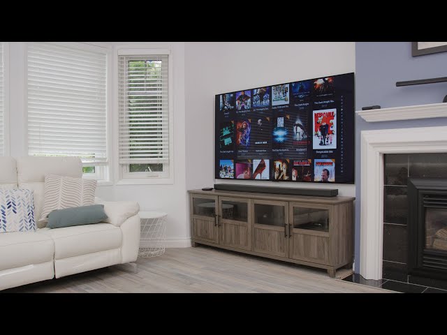 The CLEANEST Living Room Tech Setup!!