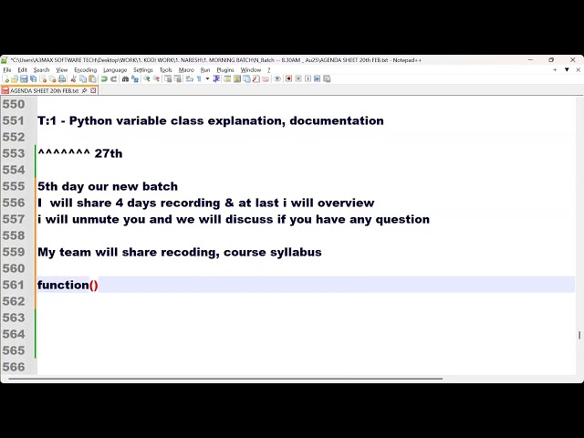 DATA SCIENCE NARESHIT EPISODE@6