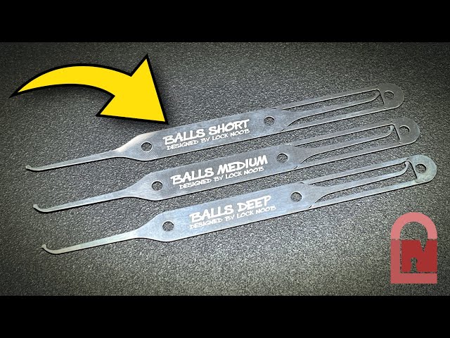Lock Noob’s Balls - Ball Tipped Hook Lock Picks by Moki