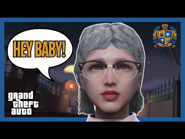 GRANNY MAVIS VISITS HER GRANDSON AT SCHOOL IN GTA RP