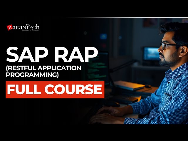 SAP RAP (Restful Application Programming) Full Course | ZaranTech