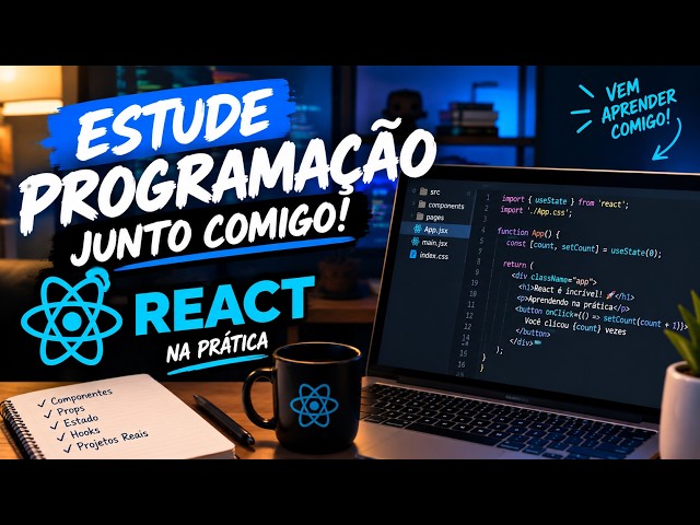 Estude Programação Junto Comigo! 🚀 Aprendendo REACT na Prática
