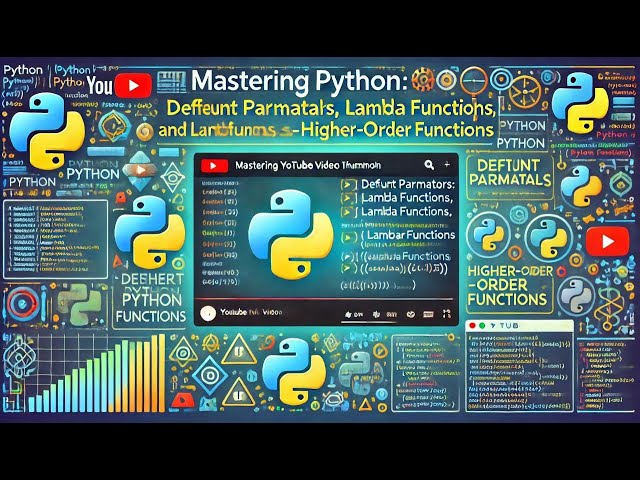 Mastering Python: Default Parameters, Lambda Functions, and Higher-Order Functions