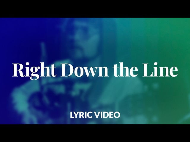 Gerry Rafferty - Right Down the Line (Lyric Video)