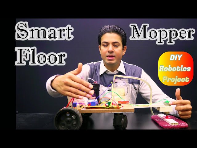 DIY Smart Floor Mopper Using 8051 Microcontroller | Perfect Engineering Project Idea!