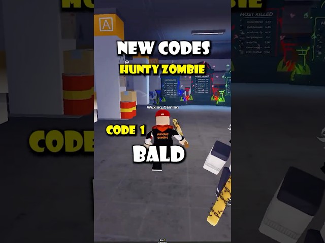 All New Hunty Zombie Codes (UPDATE)