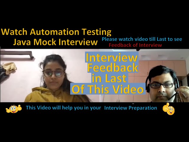 Automation Testing - Java Mock Interview | Pradeep Nailwal