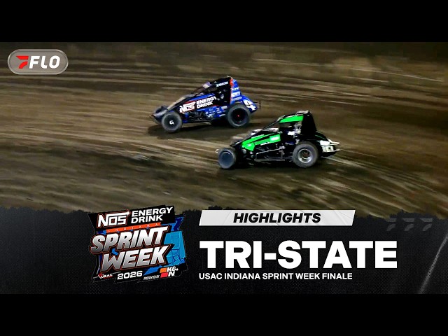 USAC Indiana Sprint Week Finale at Tri-State Speedway 8/1/26 | Highlights
