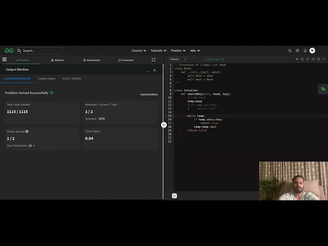 🚀 DAY 41/200 – LIVE DSA IN PYTHON 🔥 | Linked List | Data Structures & Algorithms | Every Day 11 PM