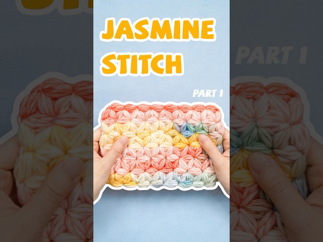 The jasmine stitch you’ve been waiting for is here! It’s absolutely pretty!#crochet #crochettutorial