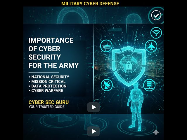 Part 9 - Cyber Security in Military Operations | Why It’s Crucial