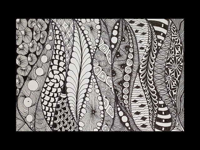 Easy Zentangle Patterns Step by Step #Doodle Art