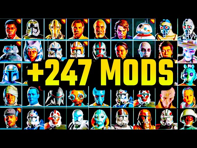 I installed 247 Battlefront 2 MODS and THIS happened…