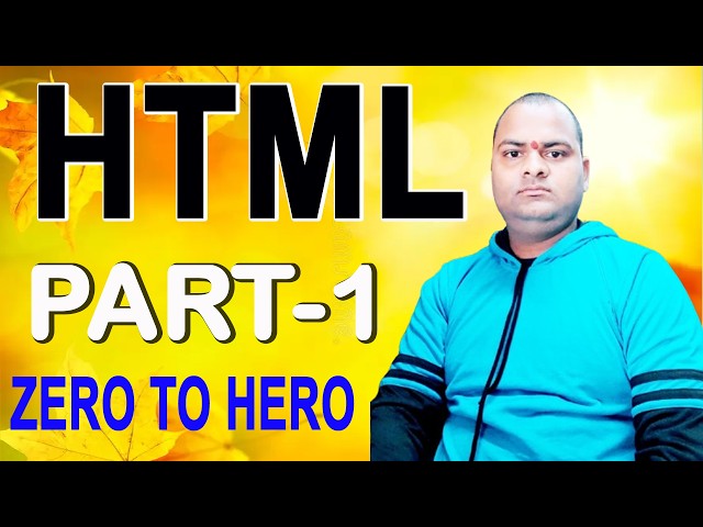 html full course | html tutorial for beginners | html css project | Part - 1