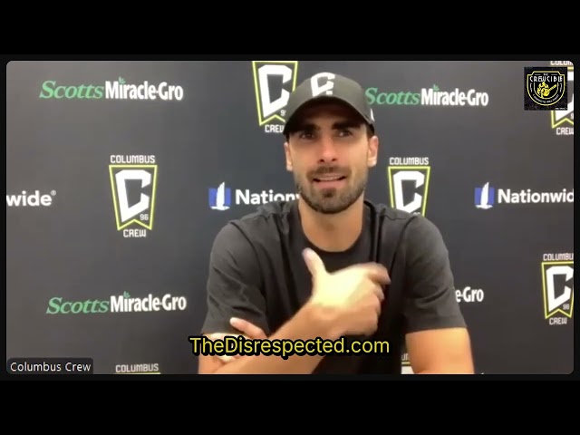Andrė Gomes after the Columbus Crew's 3-2 loss in Nashville.