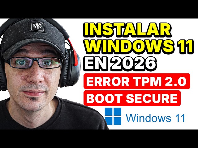 HOW TO DOWNLOAD AND INSTALL WINDOWS 11 FOR FREE AND LEGIT IN 2026 - ERRORS: TPM 2.0 AND SECURE BOOT