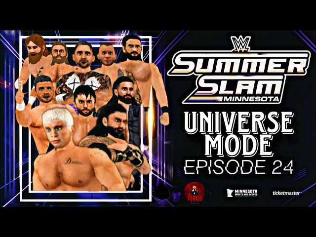 SummerSlam PLE! | WR3D Universe Mode | Ep 24