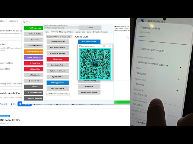 Solución adb QR Google Play Protect