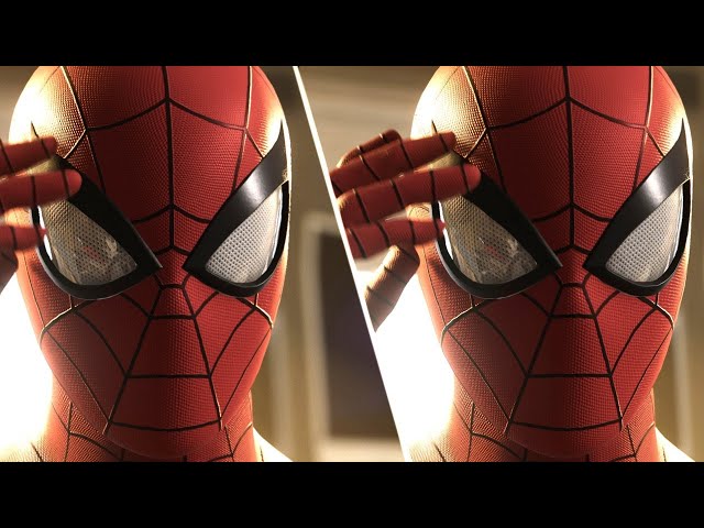 Spider-Man PS4 Graphics Comparison: PS4 Pro vs. PS4