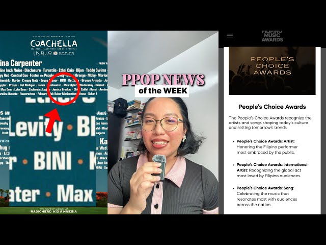 PPOP NEWS of the 3rd of SEPTEMBER | BINIchella & Filipino Music Awards