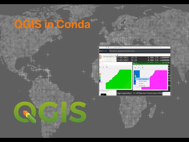 QGIS in Conda - a use case with PCRaster tools with Hans van der Kwast