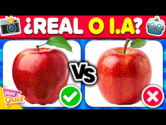 99% FAIL This Test: REAL Image or A.I.? 🍎 + Hidden Logos in Landscapes 🏔️ | Play Quiz Trivia