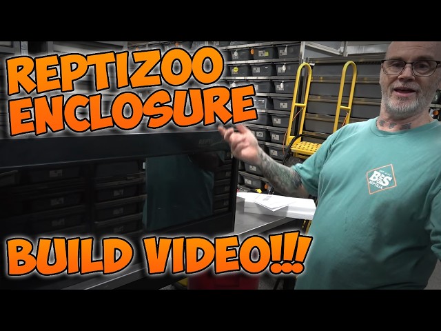 NEW PVC 50 GALLON ENCLOSURE - REPTIZOO - UNBOXING & BUILD
